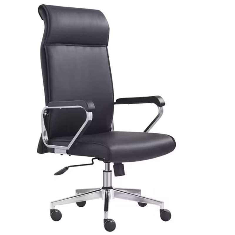 Brand New Westbourne High-Back Leather/Chrome Office Chair